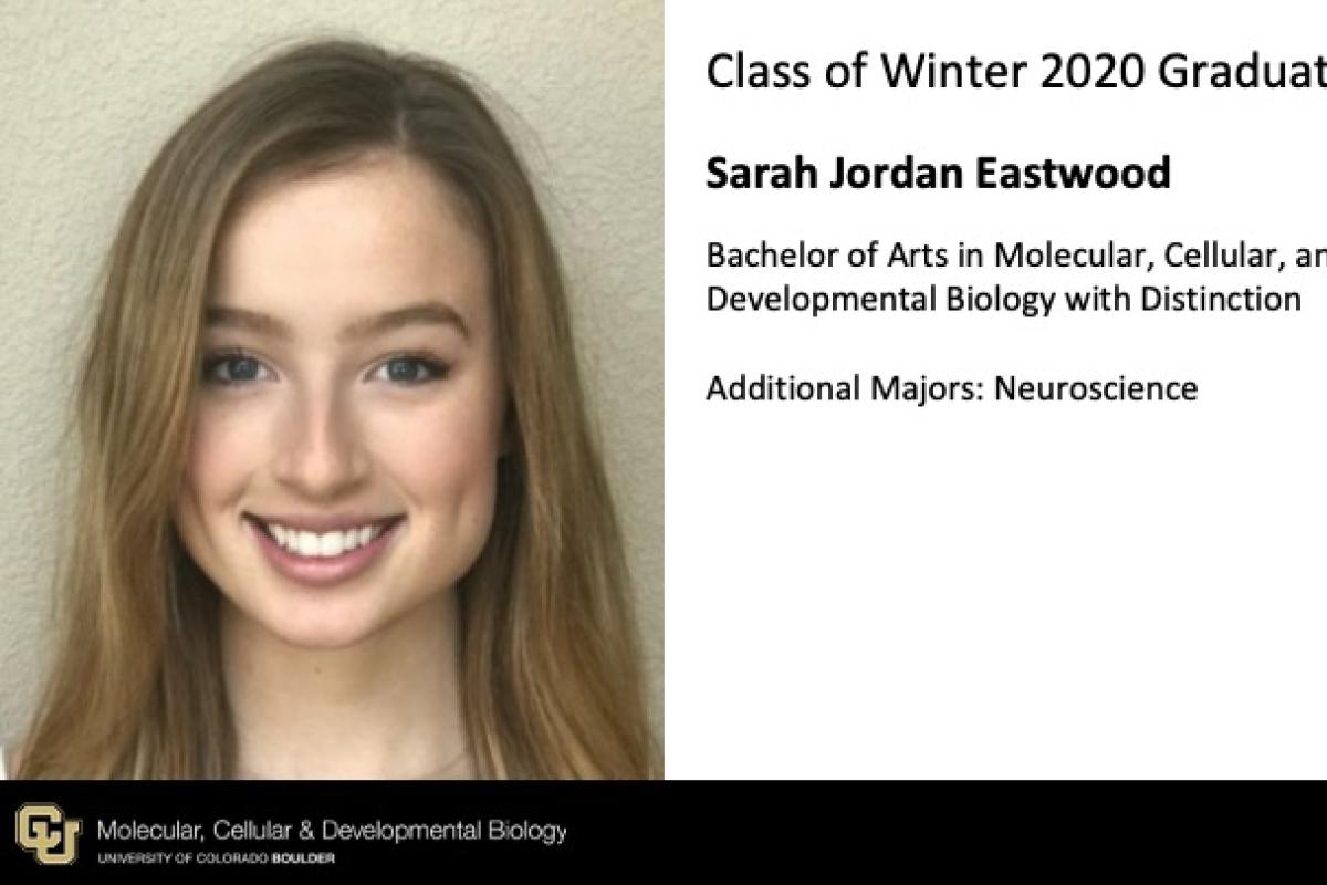 Sarah Jordan Eastwood