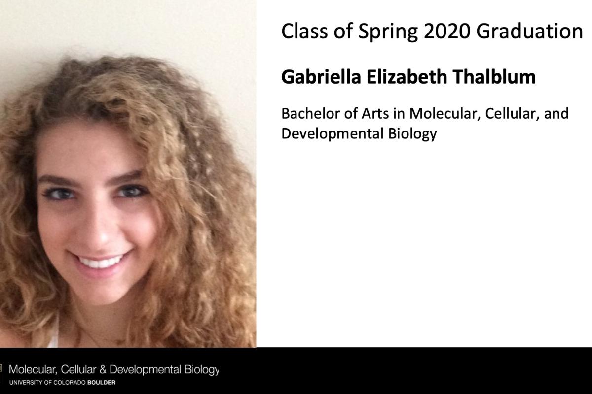 Gabriella Elizabeth Thalblum