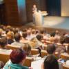 Photo of audience in symposium.