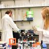 Students in lab.