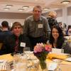 Mark Winey celebrates with scholarship awardees.