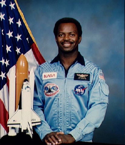 Dr Robert E McNair in his NASA uniform