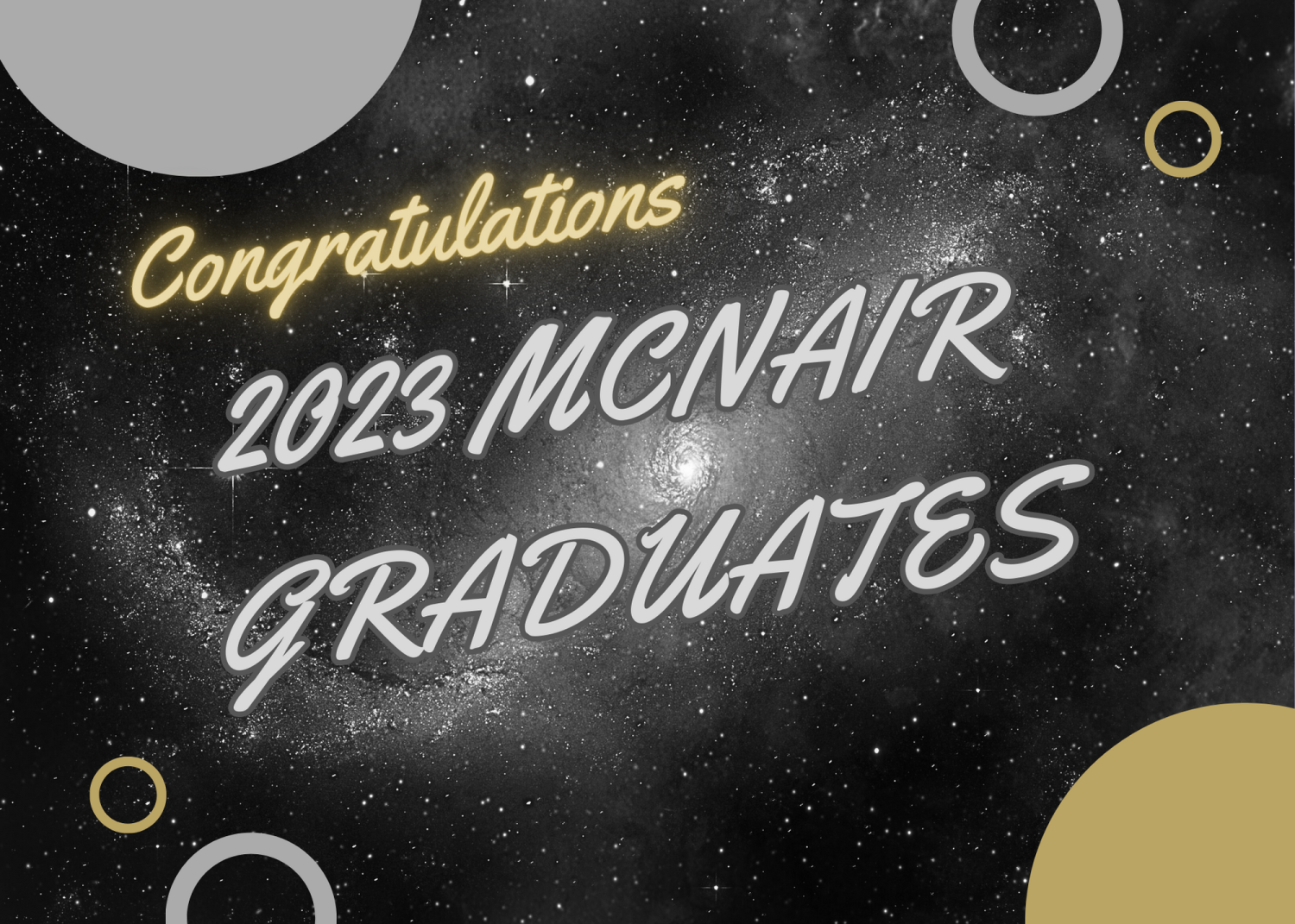 Congratulations 2023 McNair Grads!