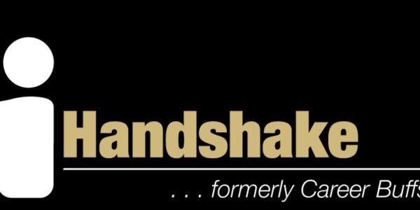 graphic logo for the Handshake service