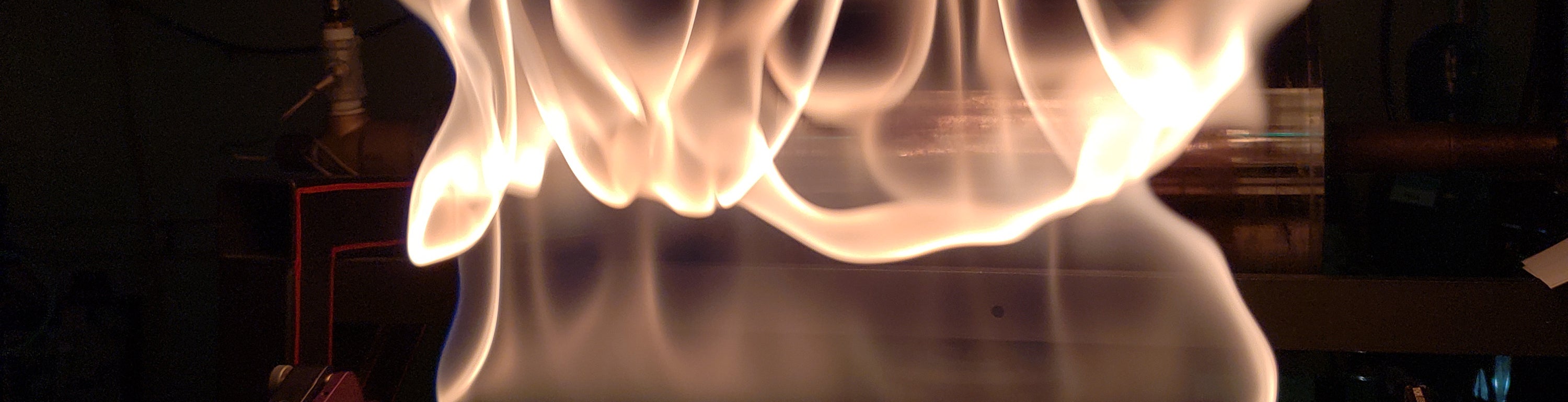 combustion study in Greg Rieker's lab