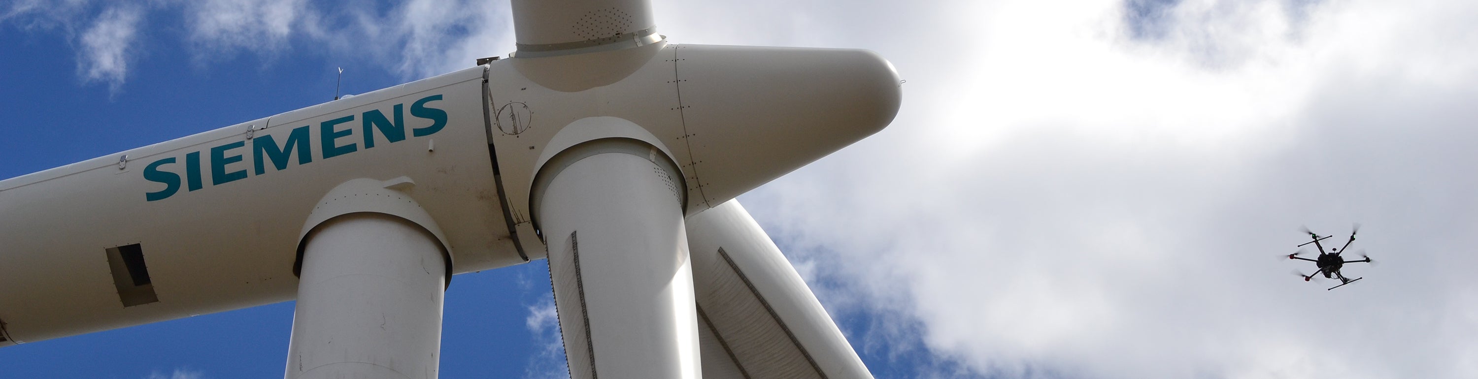 wind turbine and drone