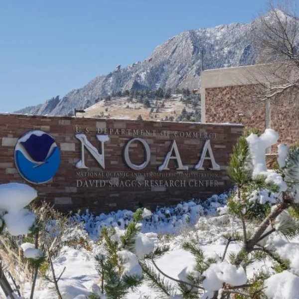 Sign of the National Oceanic and Atmospheric Administration
