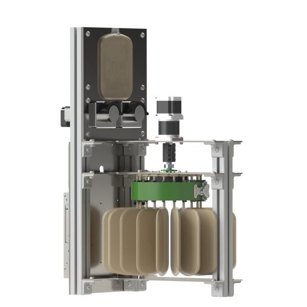 Rendering of a senior design project - fluid aliquoting device