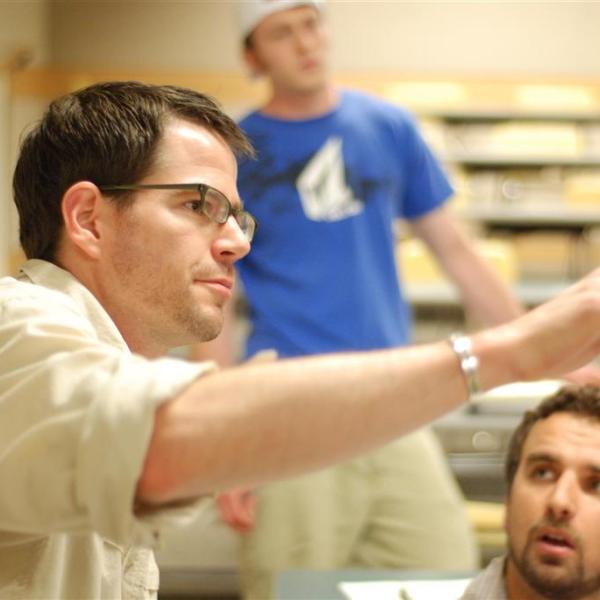 Jeff Knutsen teaching his first class in 2009