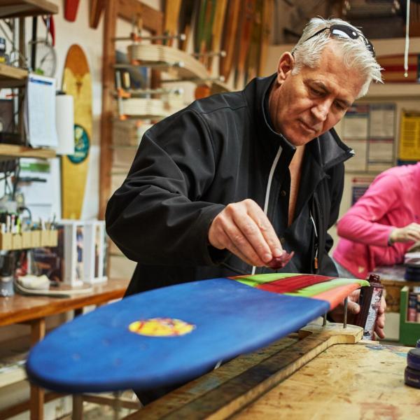 Mike Maloney KOTA Longboards Artwork