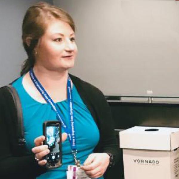 cu boulder mechanical engineering student Kelly Winn at Lockheed Martin Ethics competition