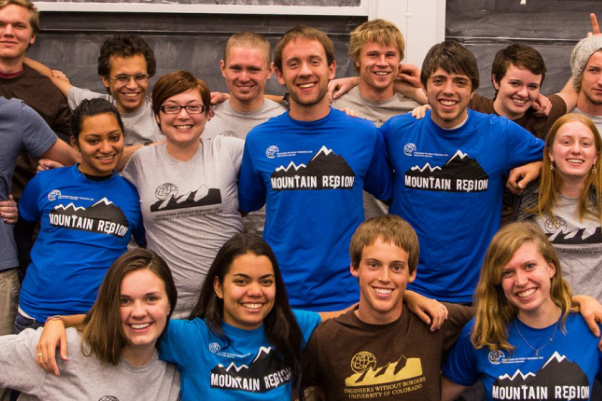 A group of students posing for a photo.