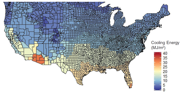 Cooling energy savings