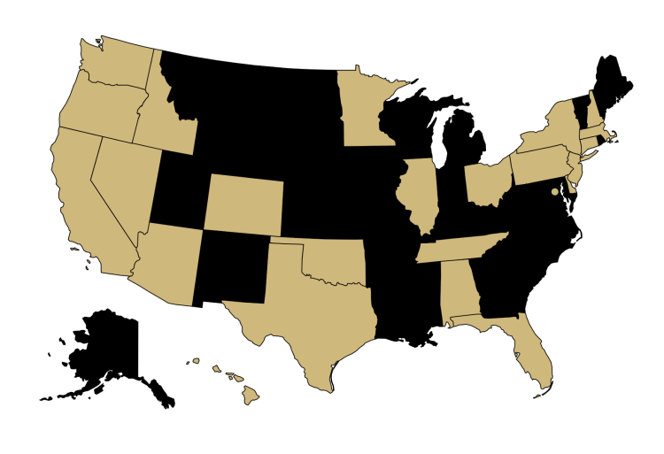 Fall 2018 incoming class state representation
