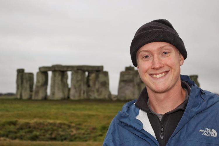 Miller at Stonehenge
