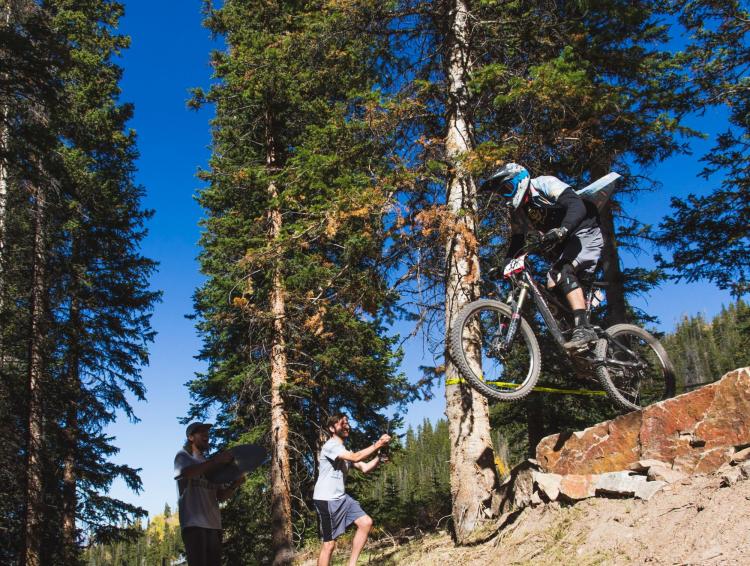 Brent Frieden competes in aspen