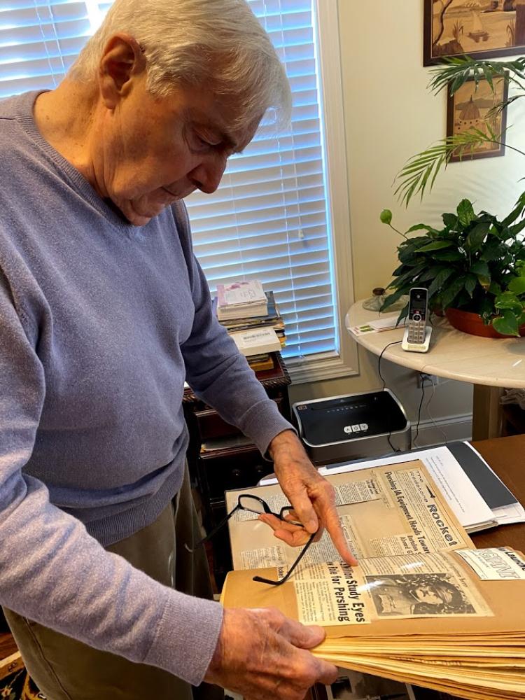 Bill Jann Shares Pershing Scrapbook