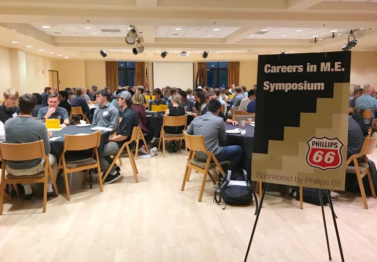 Careers in ME Symposium alumni and students gathering
