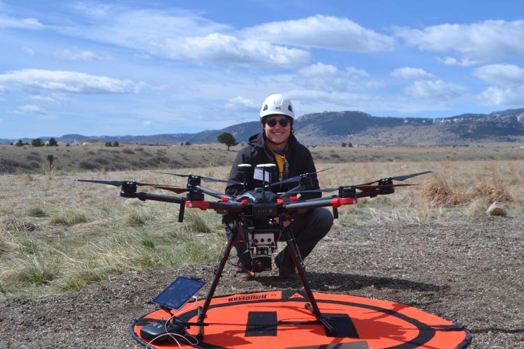 Siemens Gamesa CU Boulder capstone design drone and infrared camera