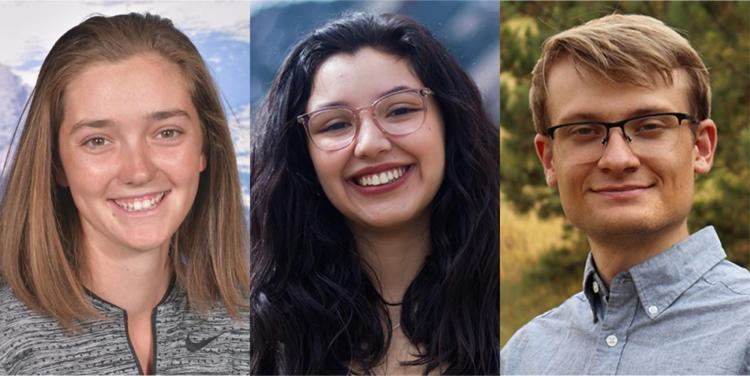 Headshots of Kirsty Hodgkins, Paula Perez and Evan Kirk