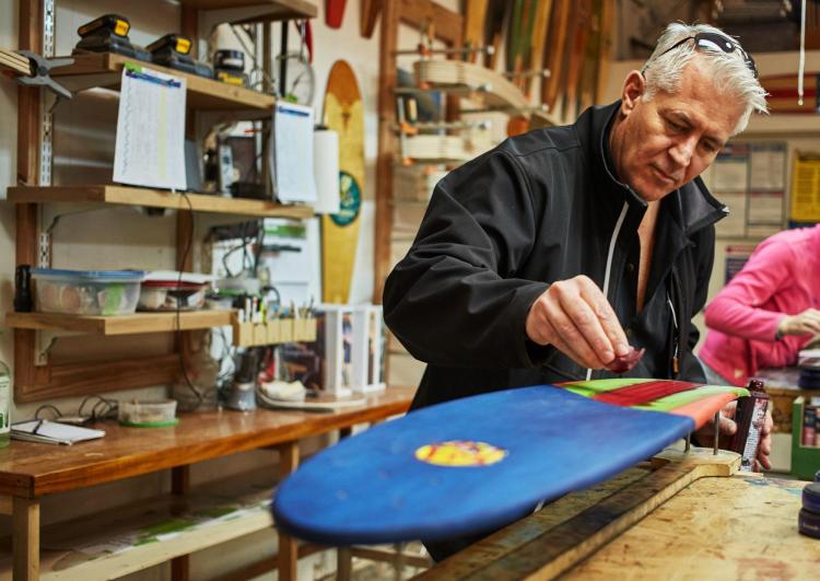 Mike Maloney KOTA Longboards Artwork