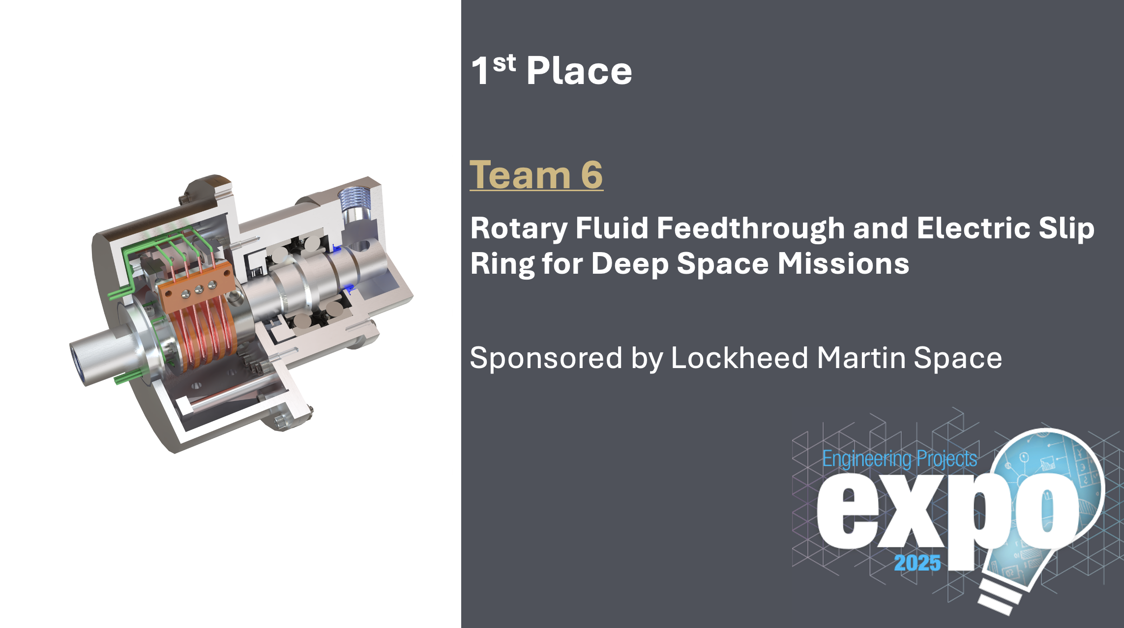 1st place senior design winner project