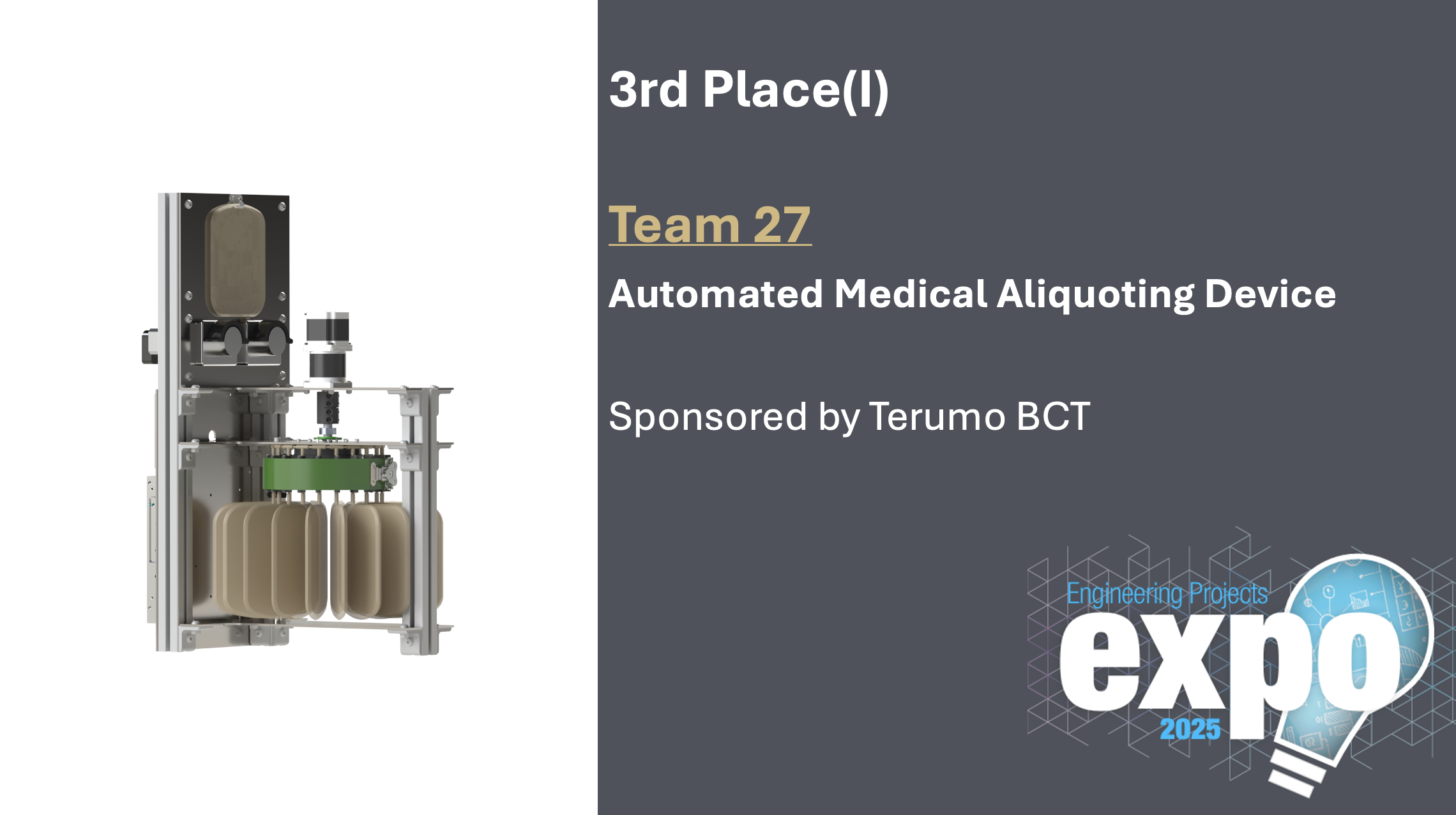 3rd place senior design winner project