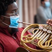 french horn playing during covid-19