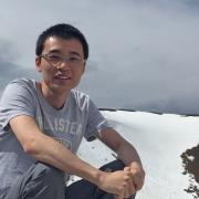 Dongliang Zhao on a mountain.