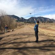 Testing the device in view of the Flatirons