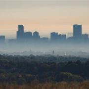 Smog blankets sky