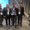 Nick Rovito accepting the ASME Young Engineer Paper Competition Award