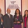 Marina Vance with her award.
