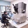 A student working in the COSINC lab