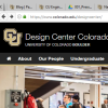 Screenshot of part of the new website.