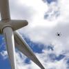 siemens gamesa wind turbine and drone