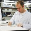 Eric Kramer dissecting tissue