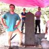 Emily and the CU EWB Nepal Team pose with the completed tapstand at the Balodaya Secondary School.