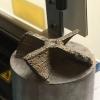 A metal 3D printed object.