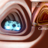 robot moving through the human body