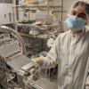Koehler working in a clean room.
