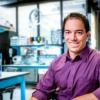Mark Rentschler in lab