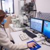 student working in COSINC lab