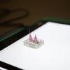 Up-close shot of lab on a chip