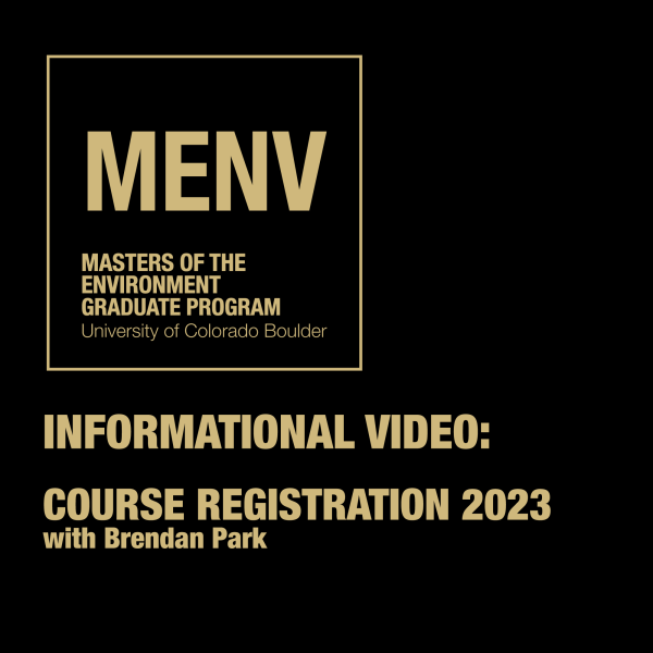 Informational Video: Course Registration 2023 with Brendan Park