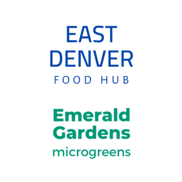 east denver food hub and emerald gardens logo