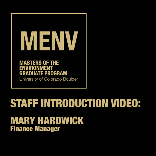 STAFF INTRODUCTION VIDEO: MARY HARDWICK: Finance Manager