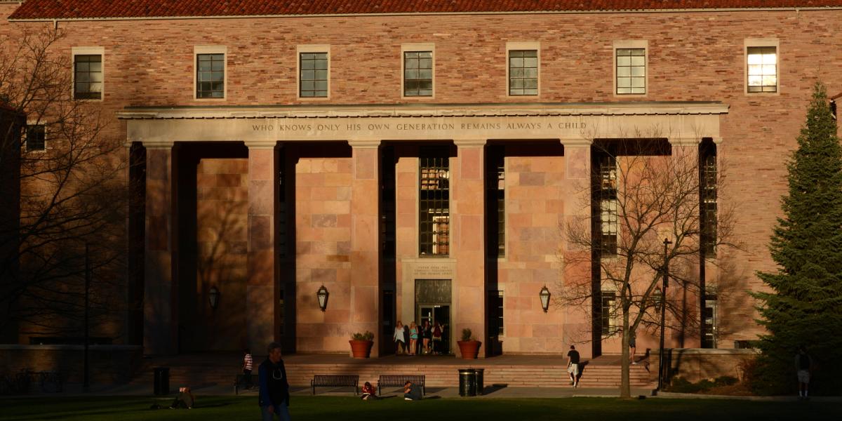 Norlin library on main campus.