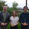 Taylor Clayton, Jennalee Battson, and Bridger Tomlin at the MENV Alumni Recognition Awards night. 