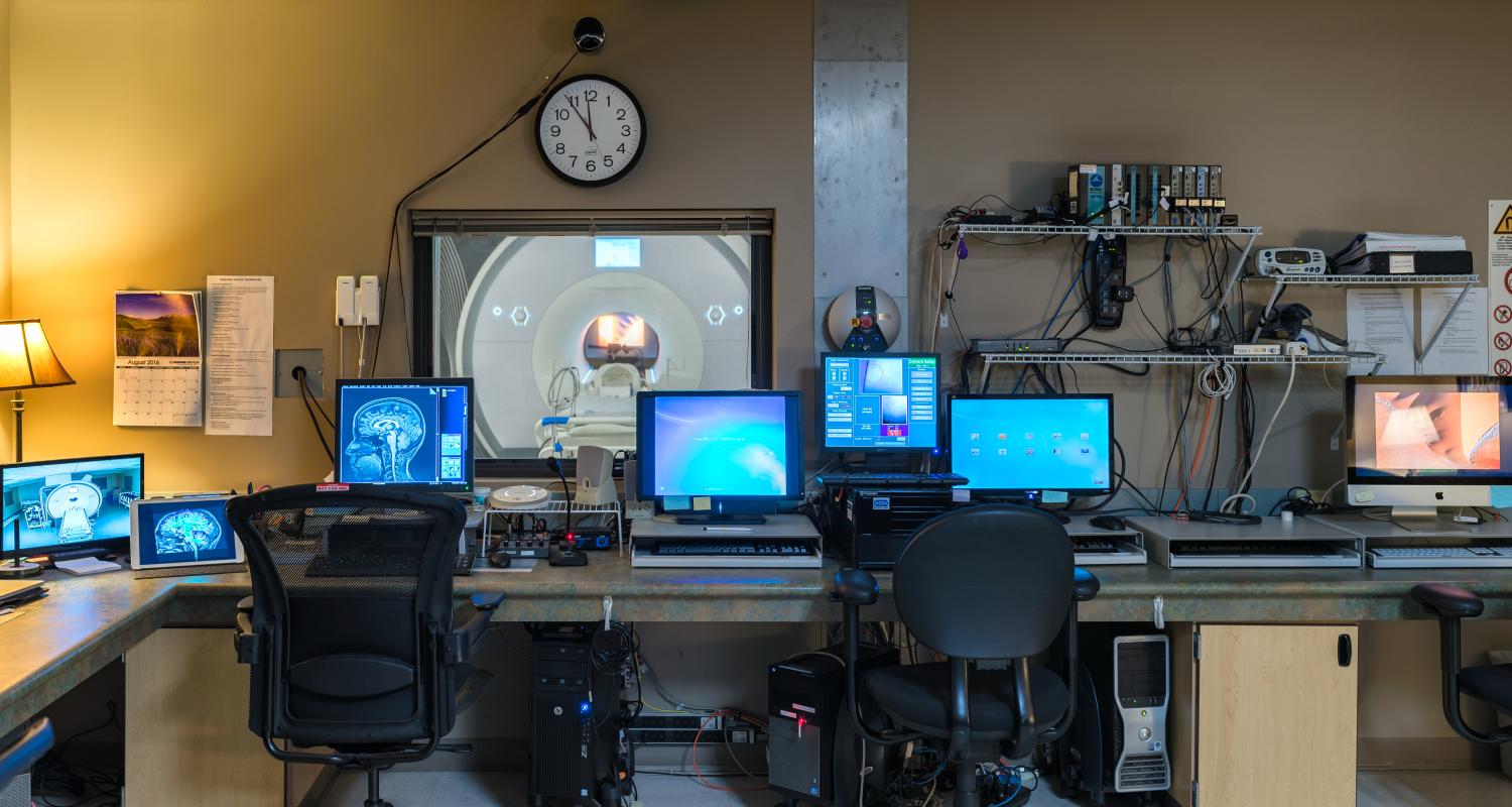 The control room at the INC facility
